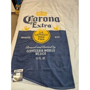 NWT Corona Extra Label Beach Towel 30"x60" 100% Cotton